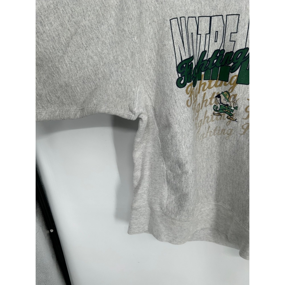 Jansport Notre Dame Fighting Irish Sweatshirt Crewneck Vintage 90s Made In USA - Picture 9 of 9